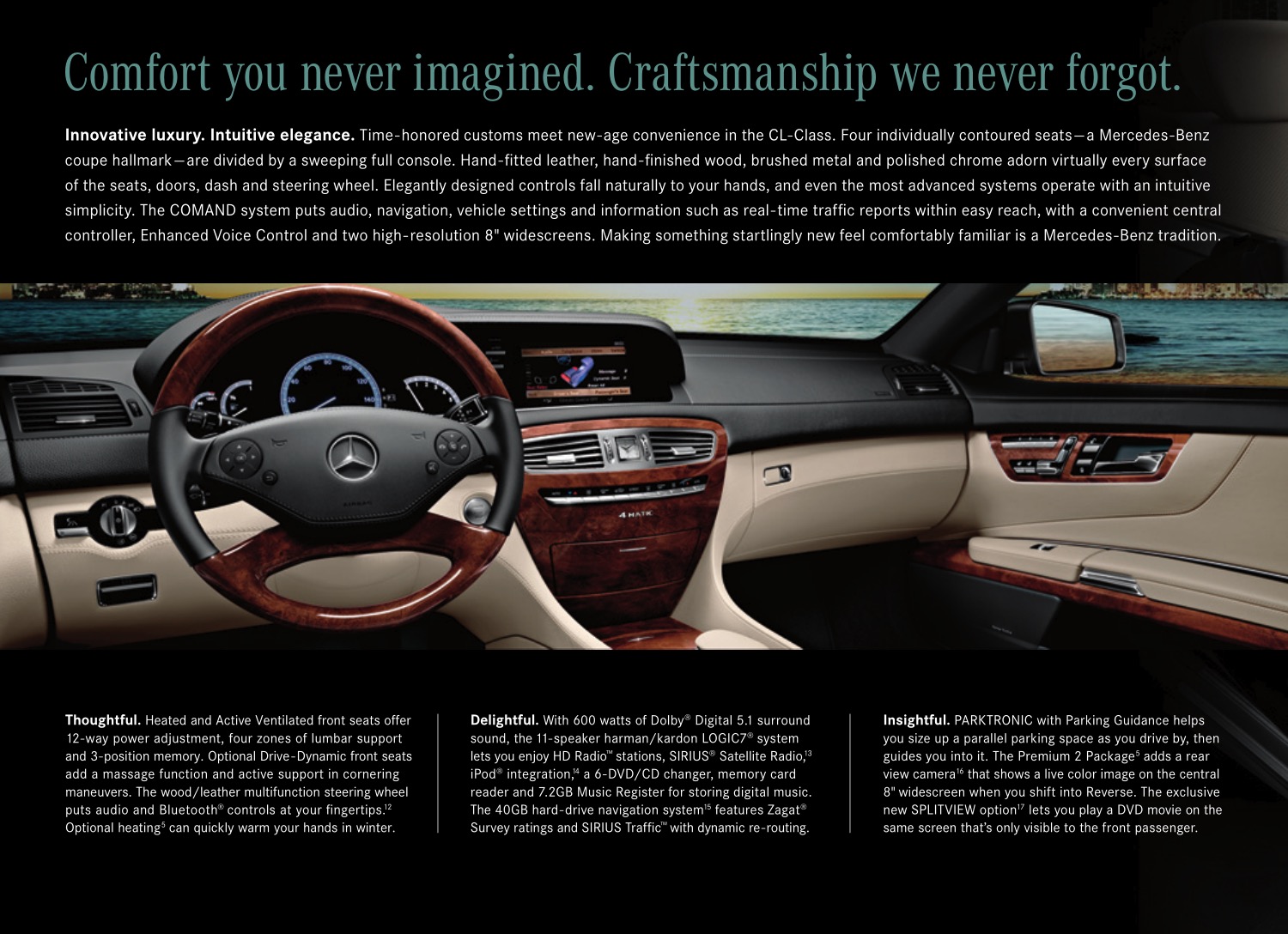 2011 Mercedes-Benz CL-Class Brochure Page 6